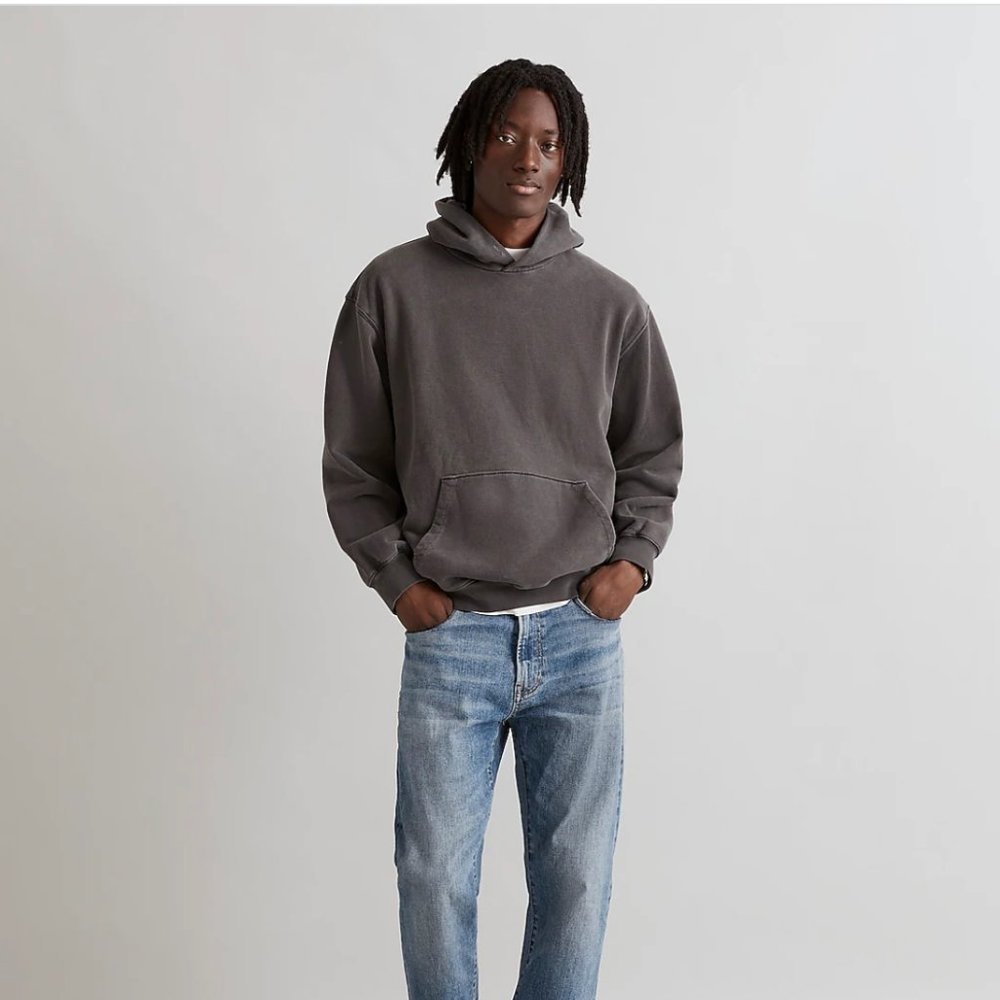 Madewell McCarren Midweight Hoodie -- Men's Small, Coal